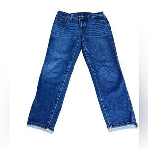 Talbots Every Day Relaxed Jeans Sz 2P Dark Wash